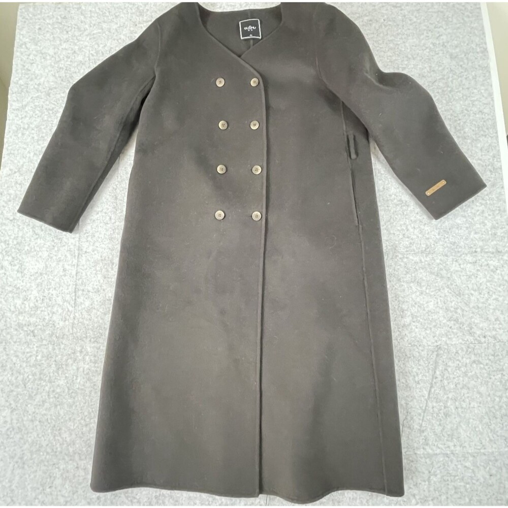 Dushu Wool Cashmere Blend Pea Coat Jacket Women's Size 2 165/88B | 24DH84038